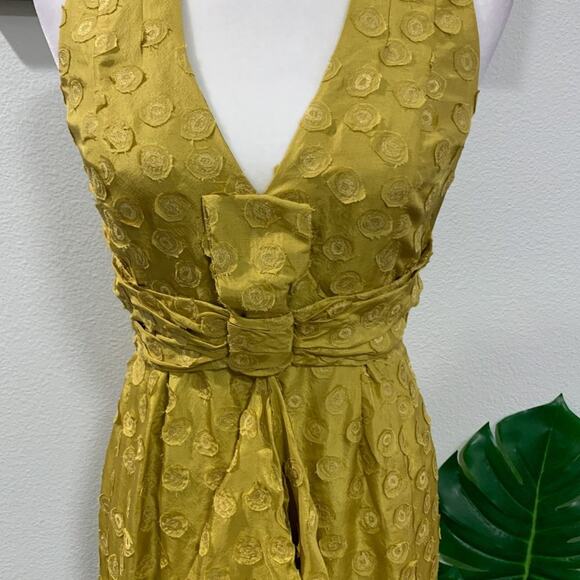 BHLDN | Quillaree Tethered Dots Dress Yellow Size 2 NWOT - Picture 5 of 12